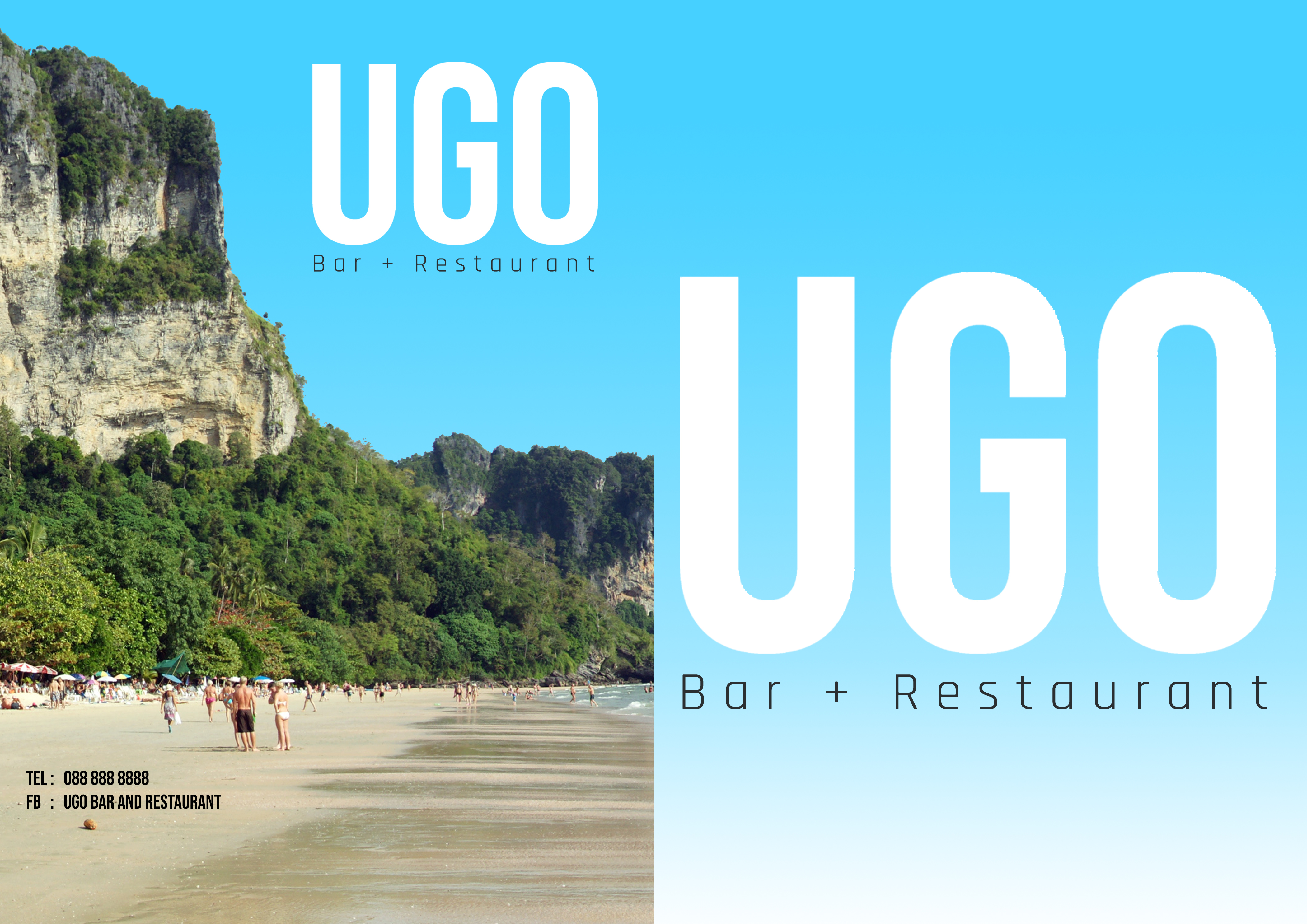 UGO Menu/Chiang Mai/Graphic Design/Stubley Studio