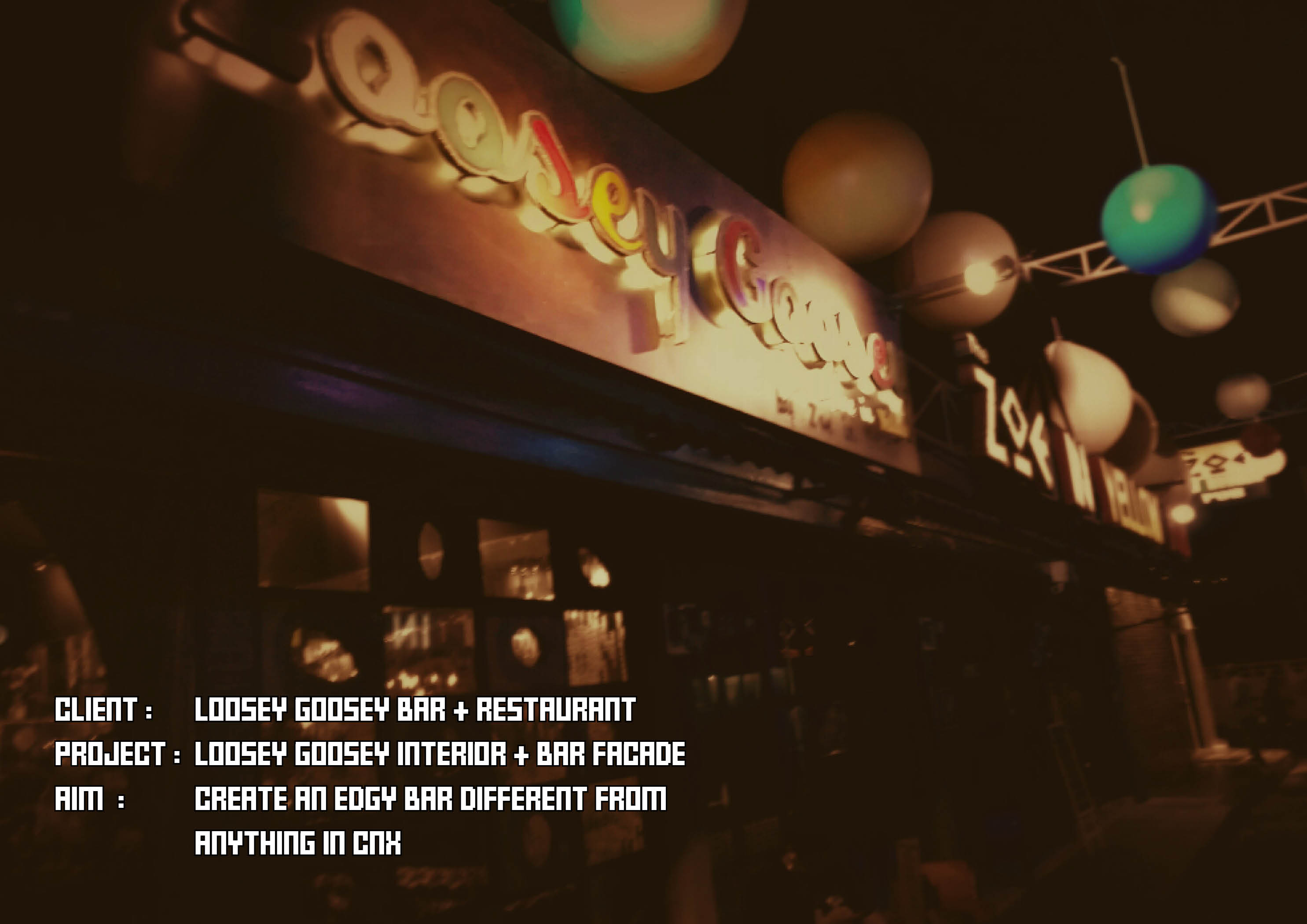 Loosey Goosey Cocktail Bar/Chiang Mai/Interior Design/Stubley Studio