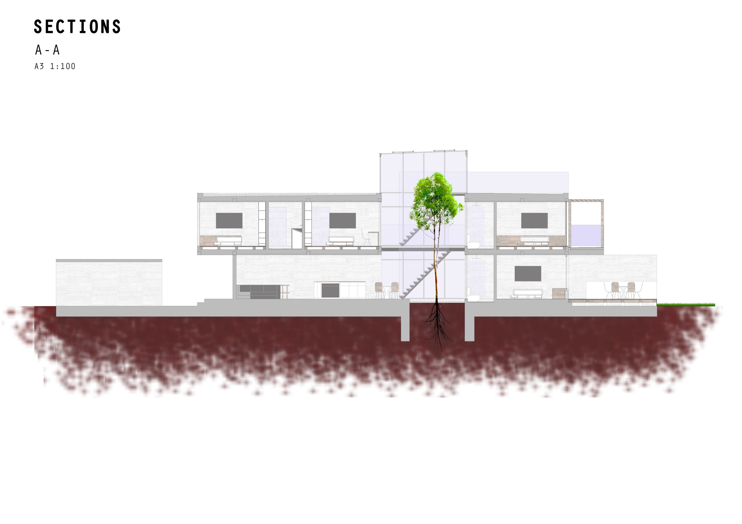 STUBLEY STUDIO + URBAN PLANNING GROUP/Architecture/Outside In House